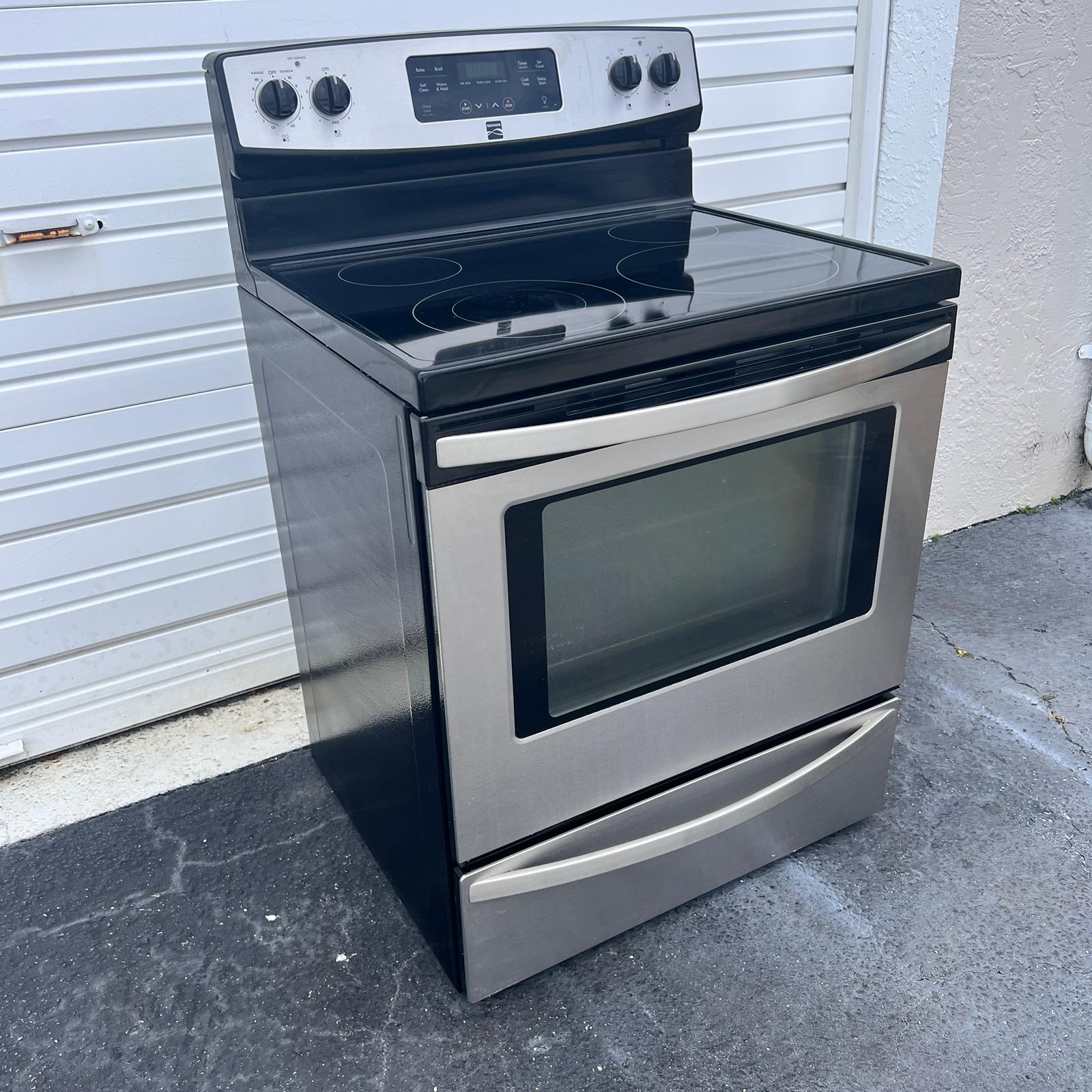 Kenmore Stainless Steel Electric Stove Kenmore Stainless Steel Electric Stove